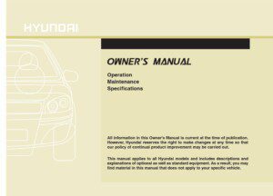 2011 hyundai elantra owner's manual