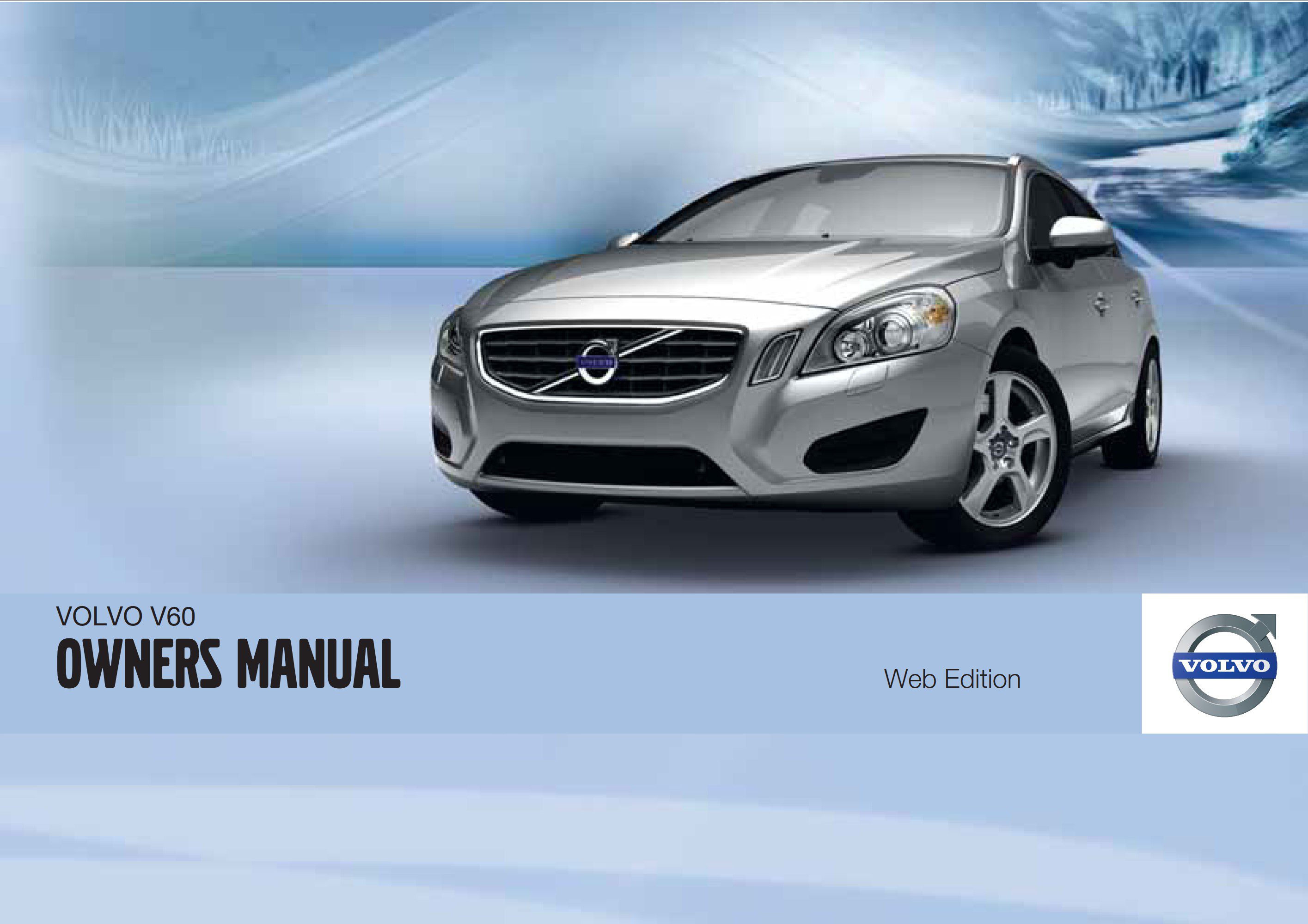 2011 volvo v60 owner's manual