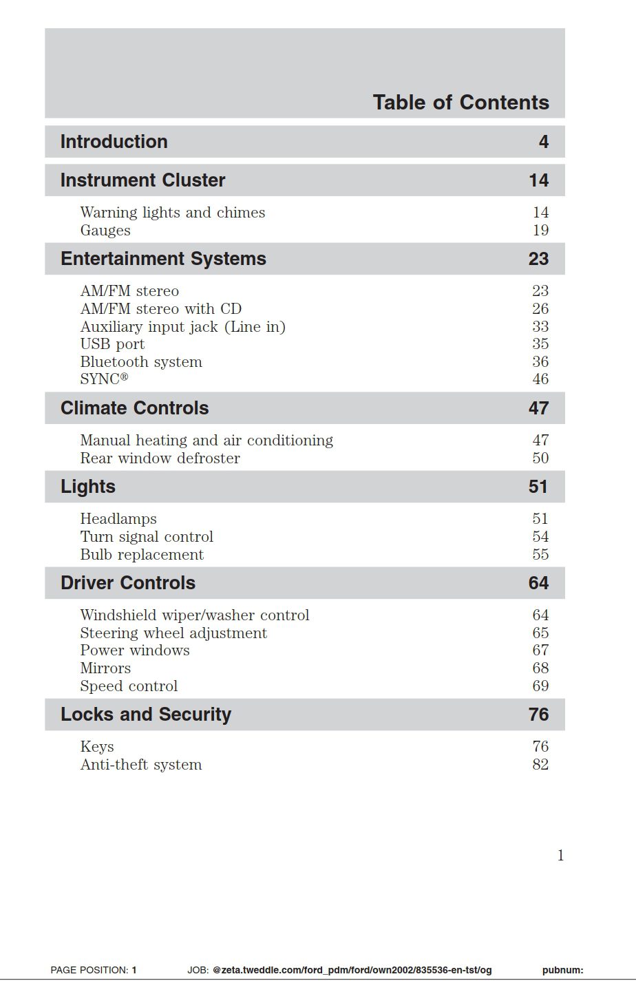 2012 ford transit connect owner's manual