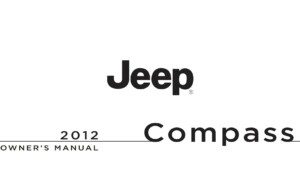 2012 jeep compass owner manual