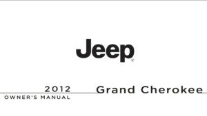 2012 jeep grand cherokee owner manual