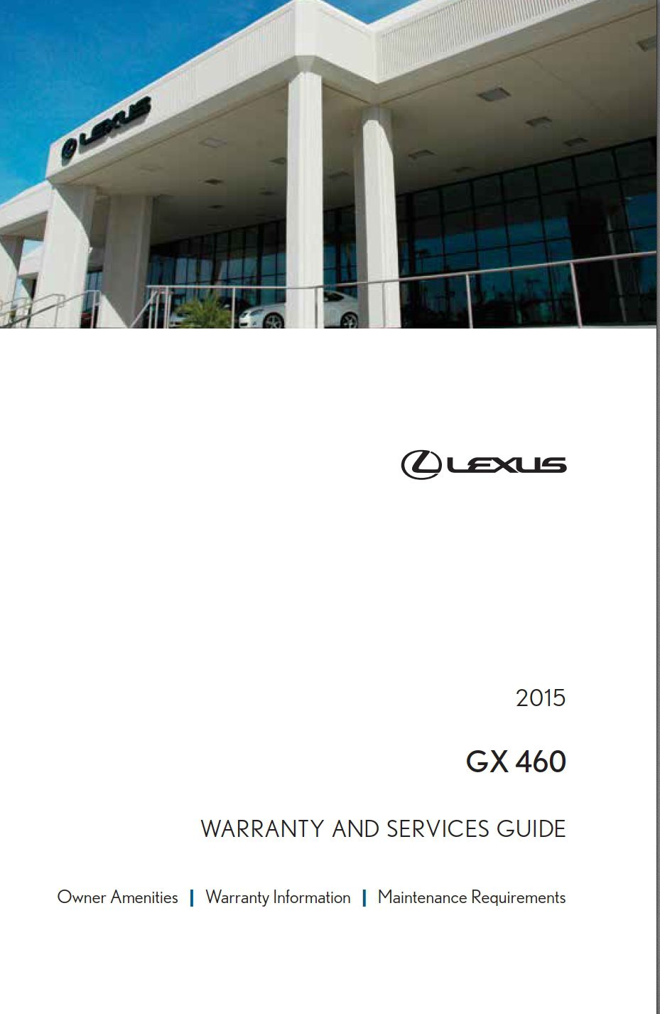 2012 lexus gx460 owner's manual