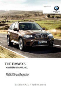 2013 bmw x5 owner's manual