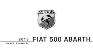 2013 fiat 500 abarth owner manual