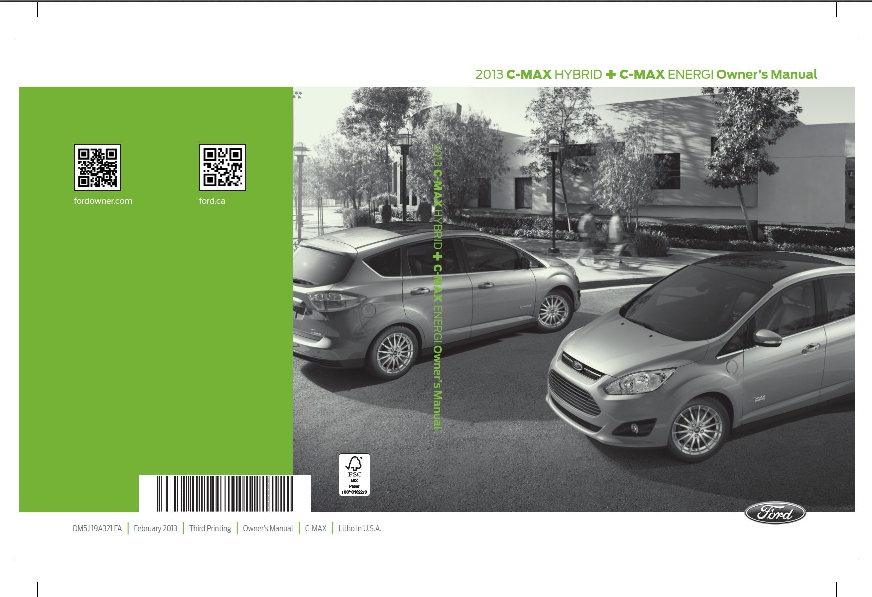 2013 ford c max hybrid owner's manual