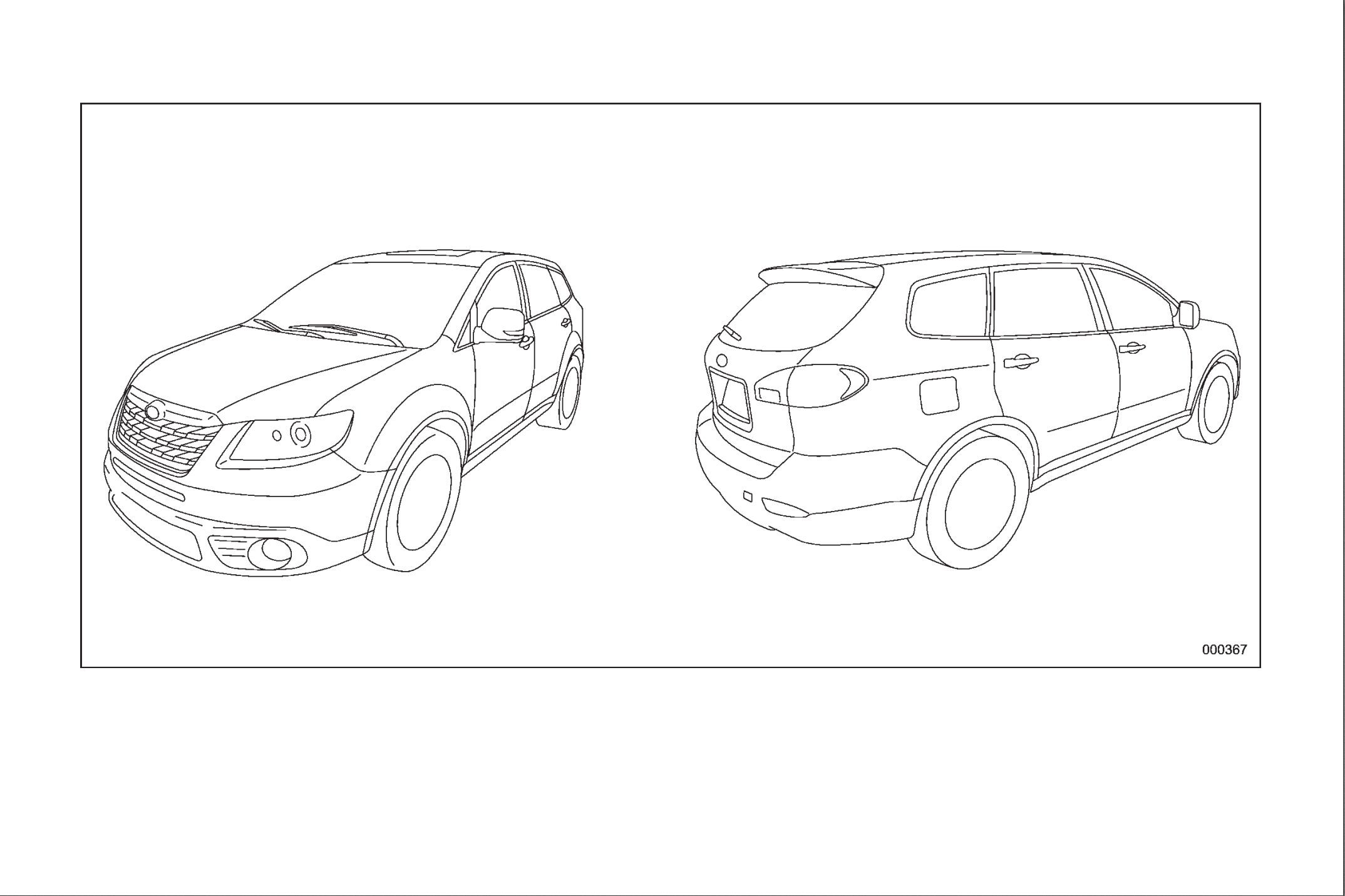 2013 subaru tribeca owner's manual