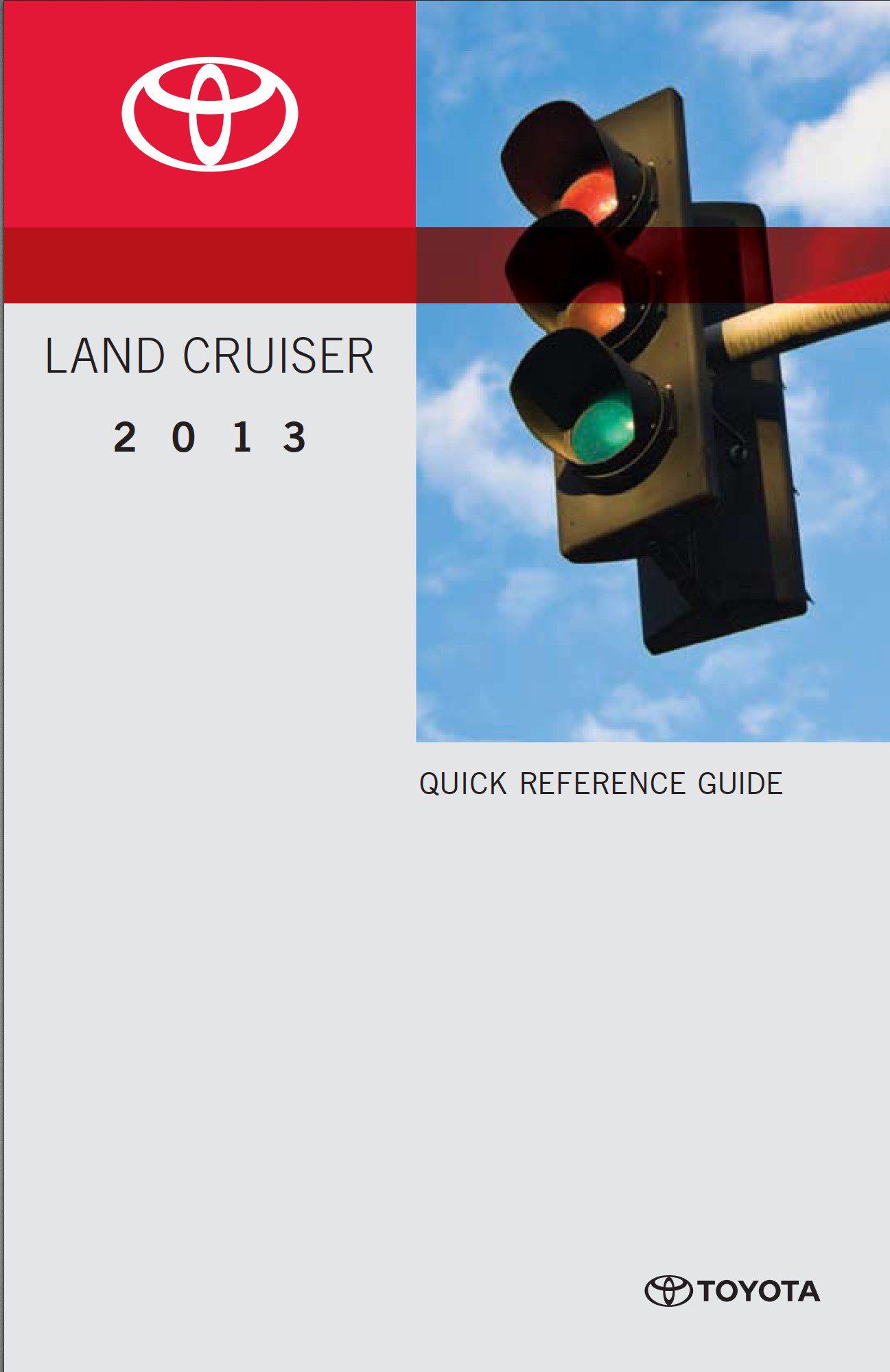 2013 toyota landcruiser owner's manual