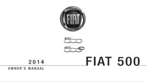 2014 fiat 500 owner manual