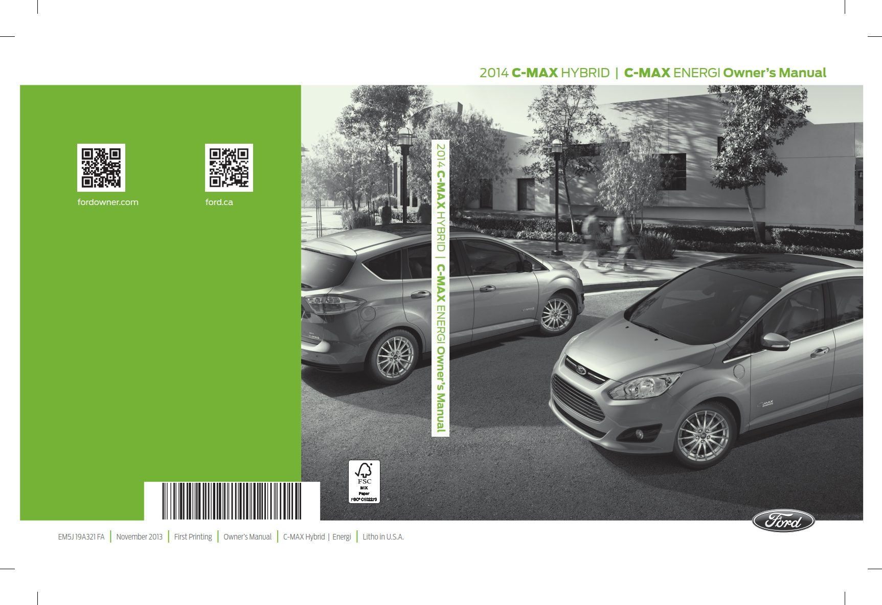 2014 ford c max owner's manual