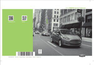 2014 ford fiesta owner's manual