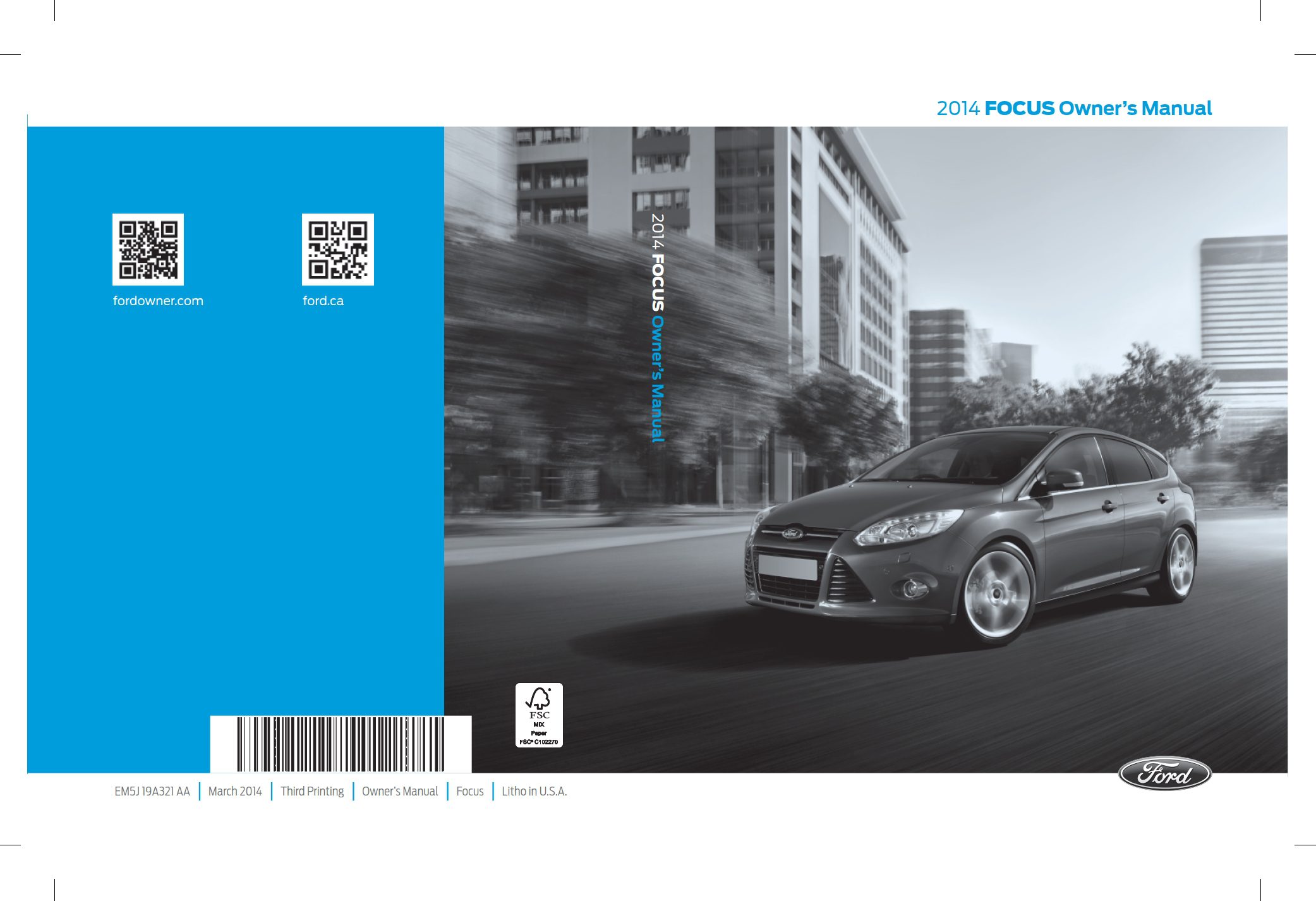 2014 ford focus owner's manual