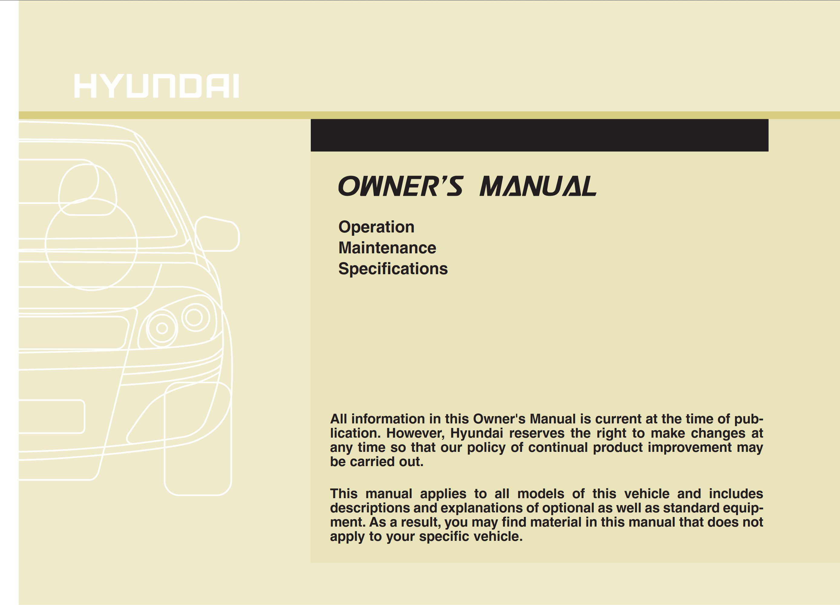 2014 hyundai azera owner manual