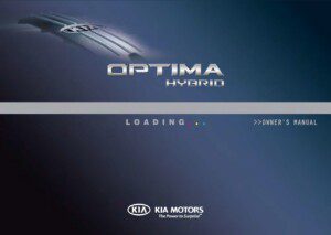 2014 kia optima hybrid owner manual