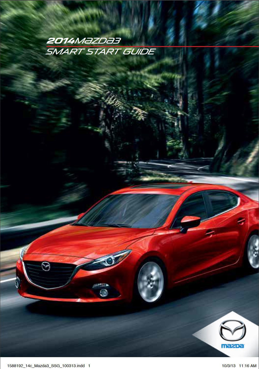 2014 mazda 3 owner's manual