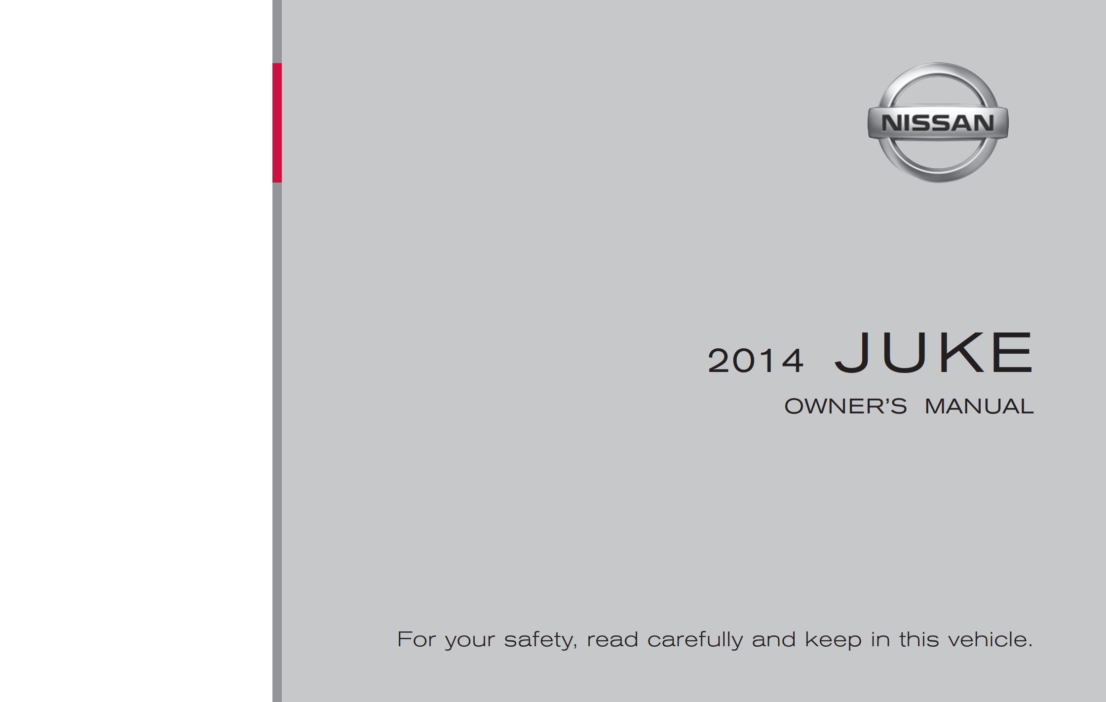 2014 nissan juke owner's manual