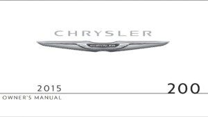 2015 chrysler 200 owner manual