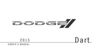 2015 dodge dart owner manual