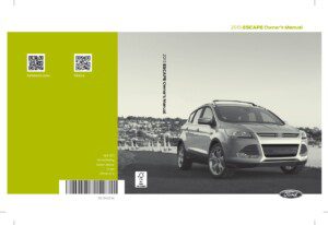 2015 ford escape owner's manual