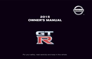 2015 nissan gtr owner's manual