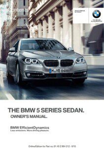 2016 bmw 5 series owner's manual