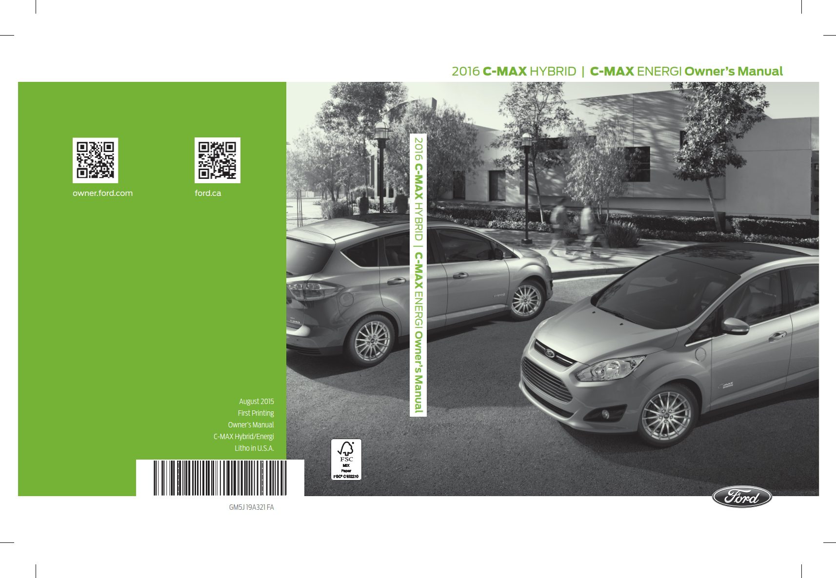 2016 ford c max energi owner's manual