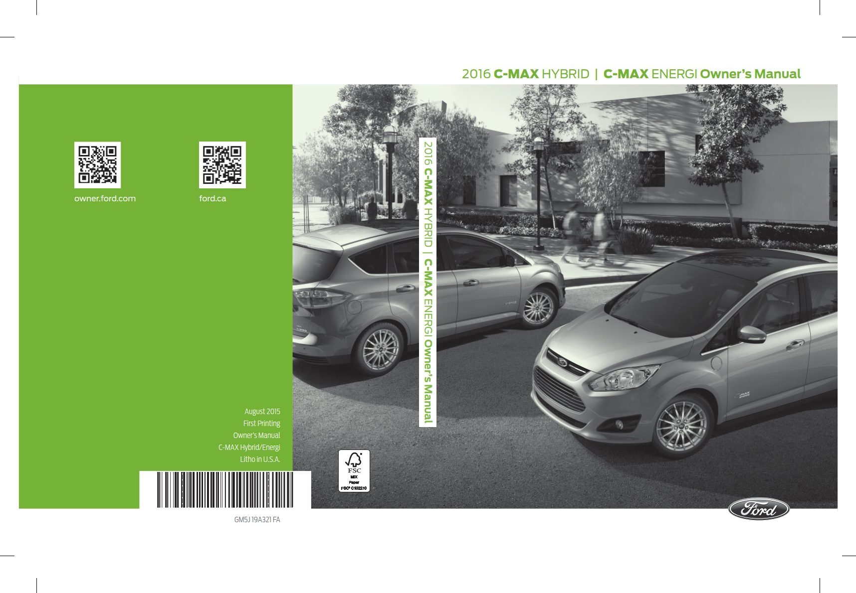 2016 ford c max owner's manual