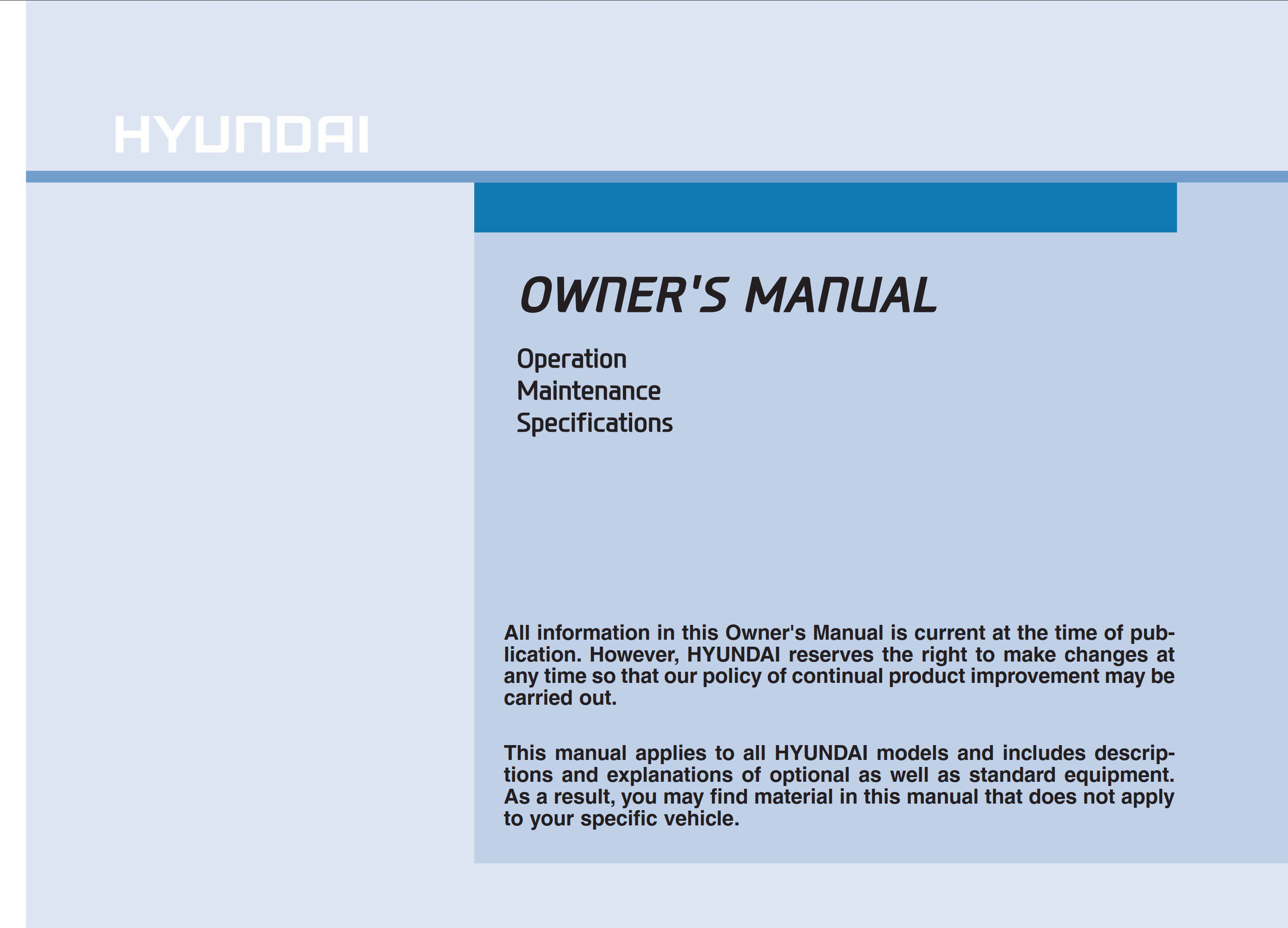 2016 hyundai sonata owner manual