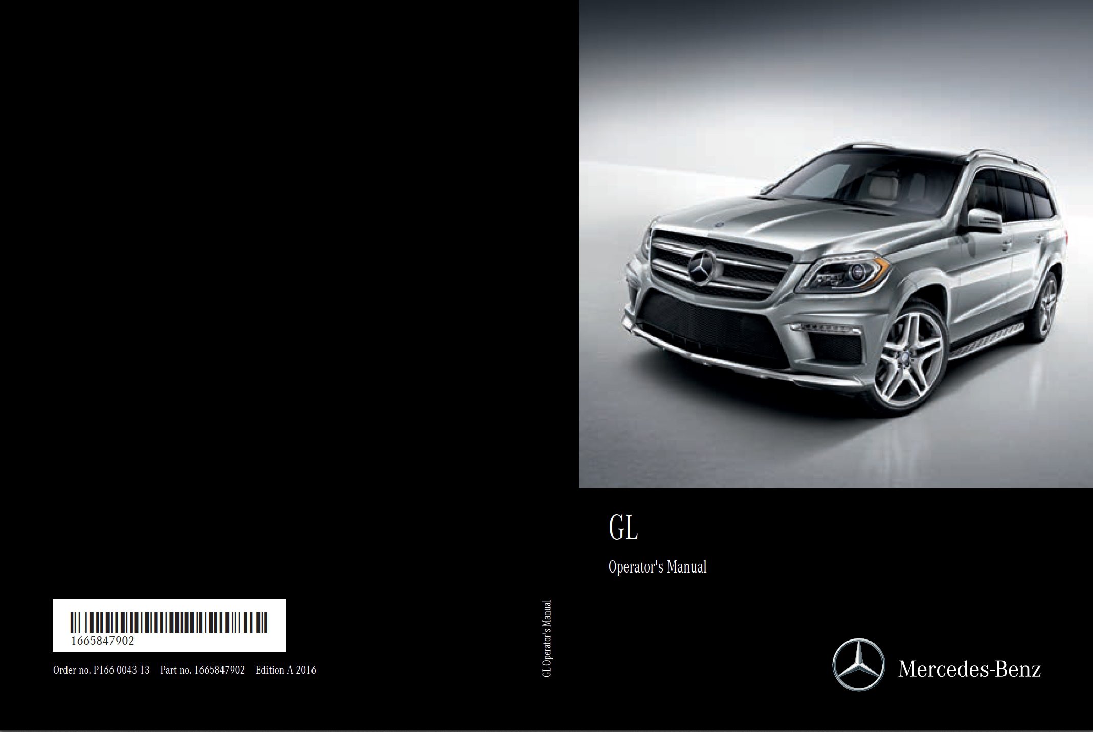 2016 mercedes benz gl owner's manual