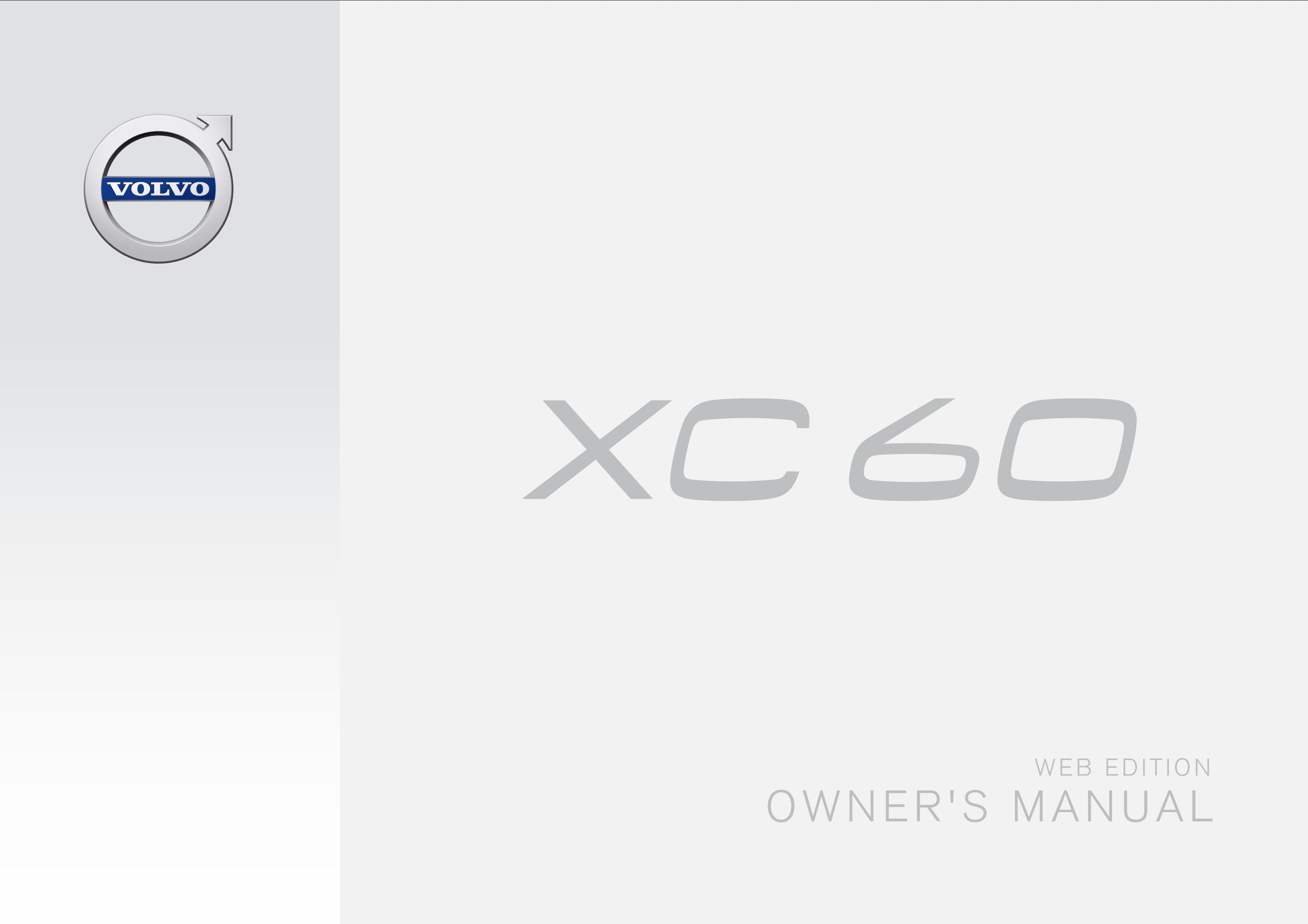 2016 volvo xc60 owner's manual