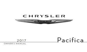 2017 chrysler pacifica owner manual