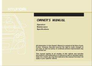 2017 hyundai azera owner manual