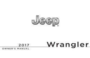 2017 jeep wrangler owner manual