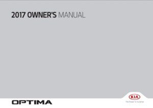 2017 kia optima owner manual