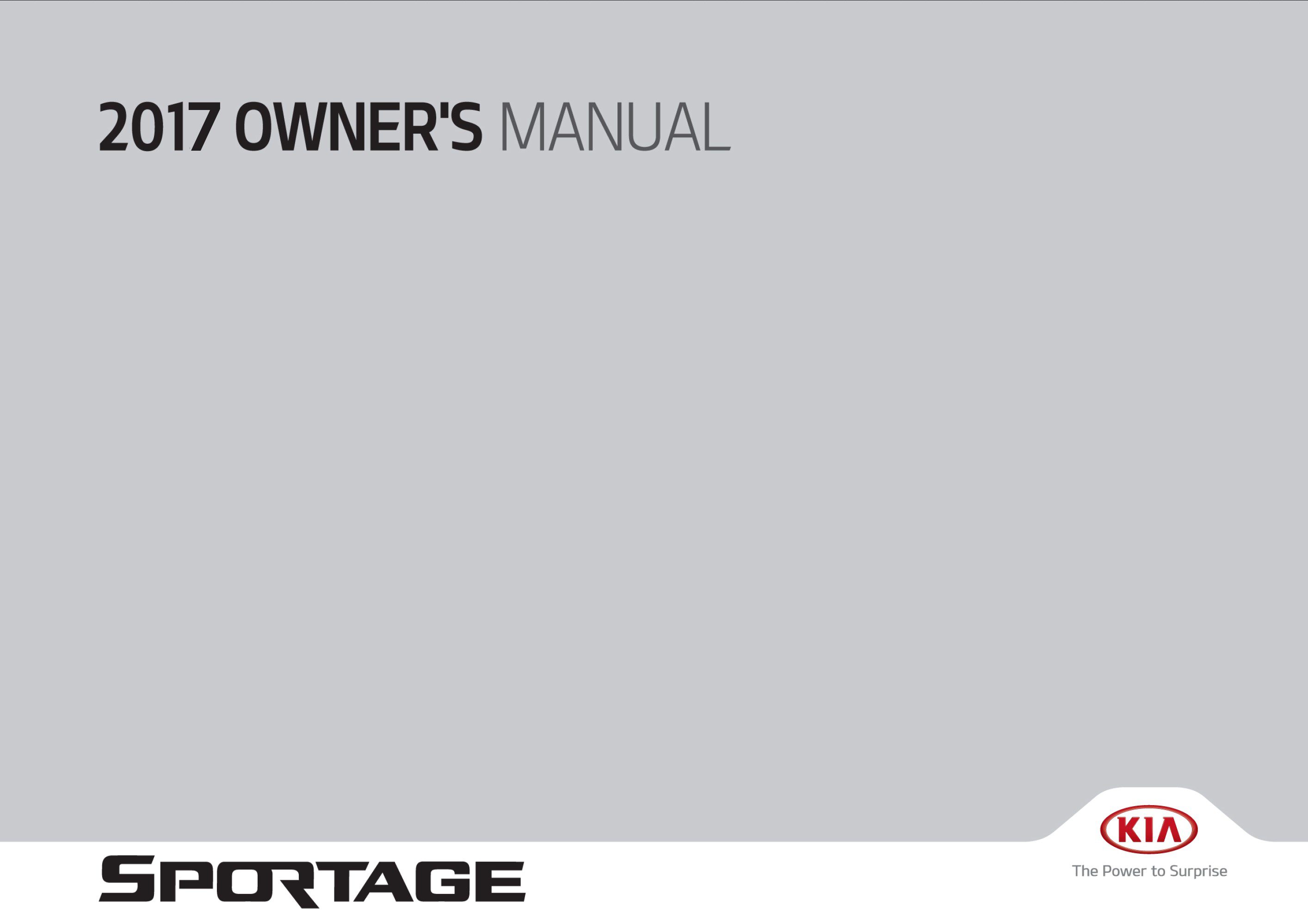 2017 kia sportage owner manual