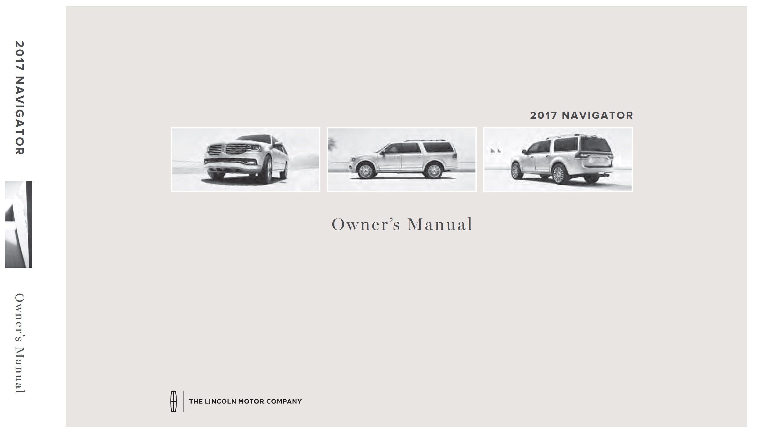 2017 lincoln navigator owner's manual