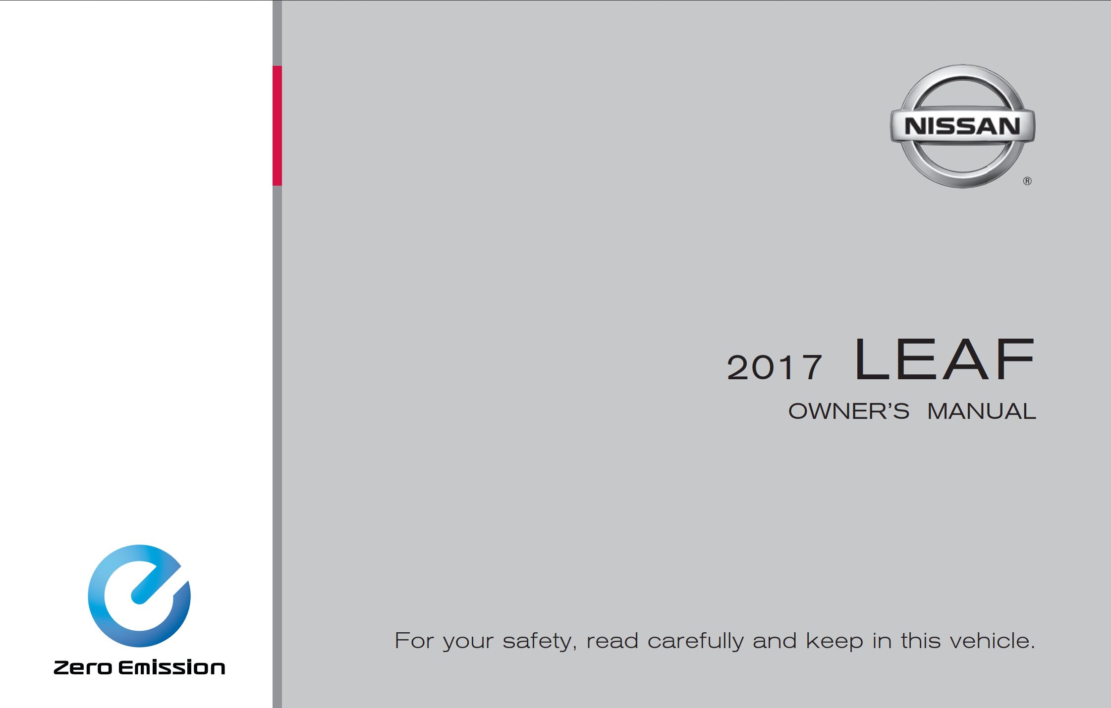 2017 nissan leaf owner's manual