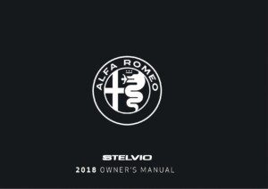 2018 alfa romeo stelvio owner manual