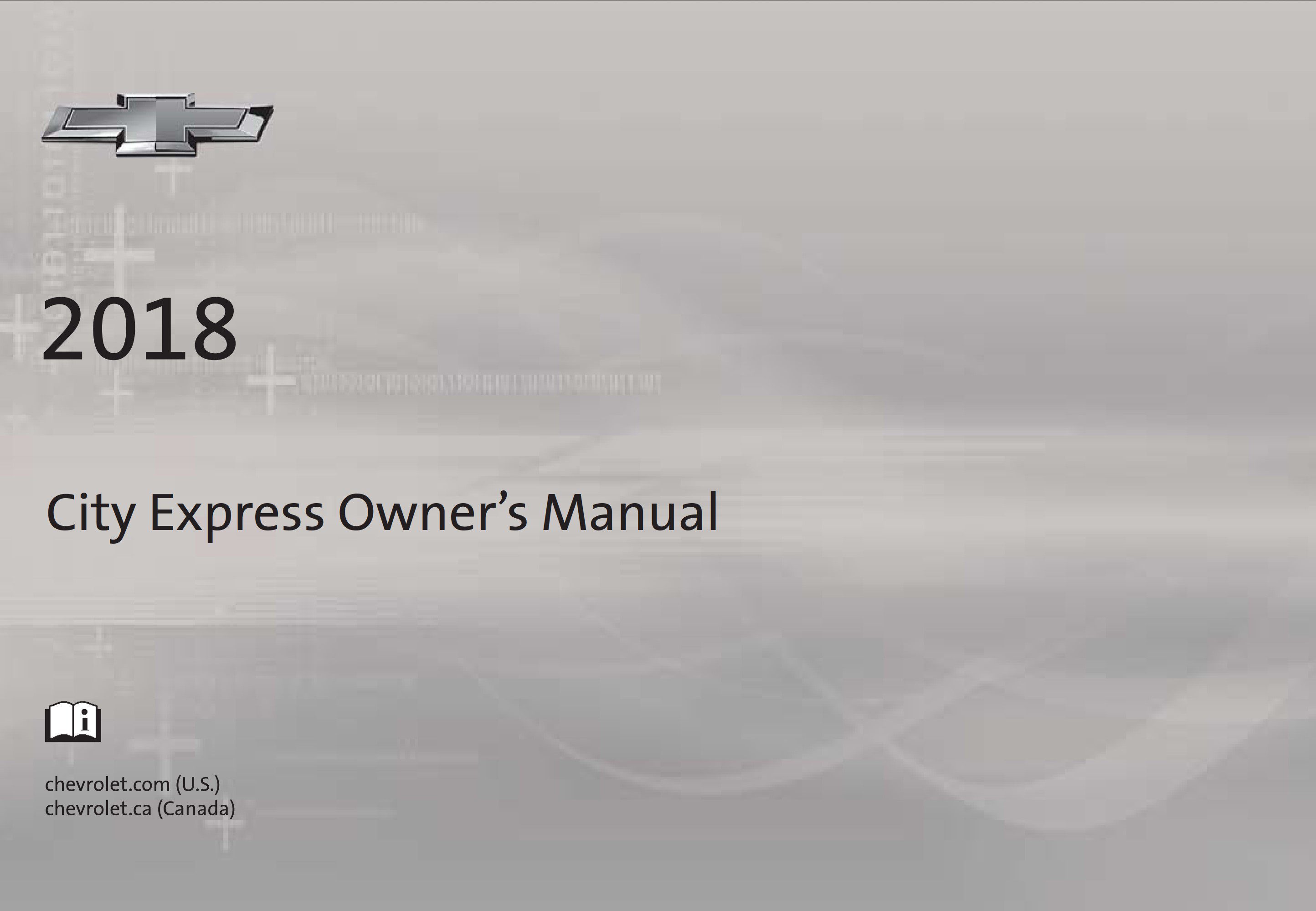 2018 chevrolet city express owner's manual