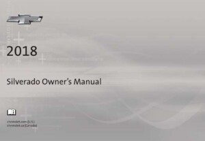 2018 chevrolet silverado owner's manual