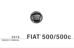 2018 fiat 500c owner manual