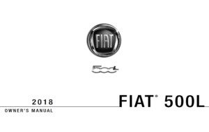 2018 fiat 500l owner manual