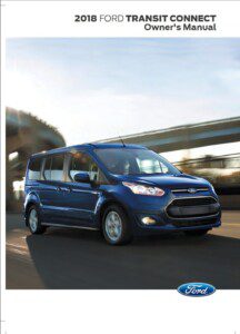 2018 ford transit connect owner's manual