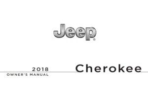 2018 jeep cherokee owner's manual