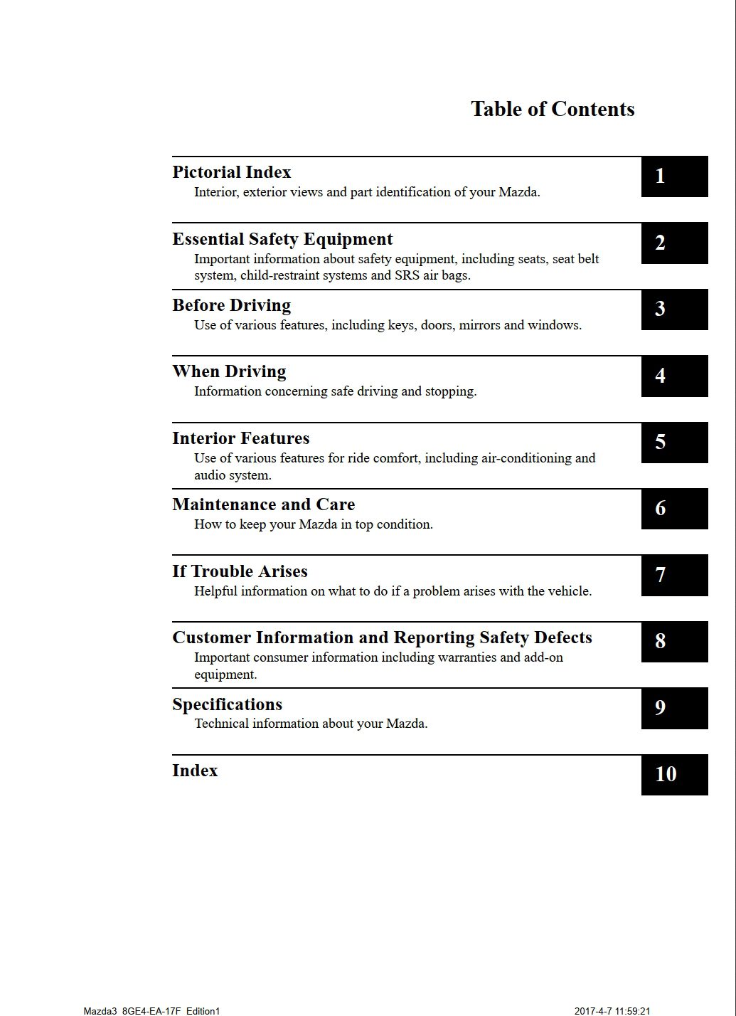 2018 mazda 3 owner's manual