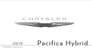 2019 chrysler pacifica hybrid owner's manual