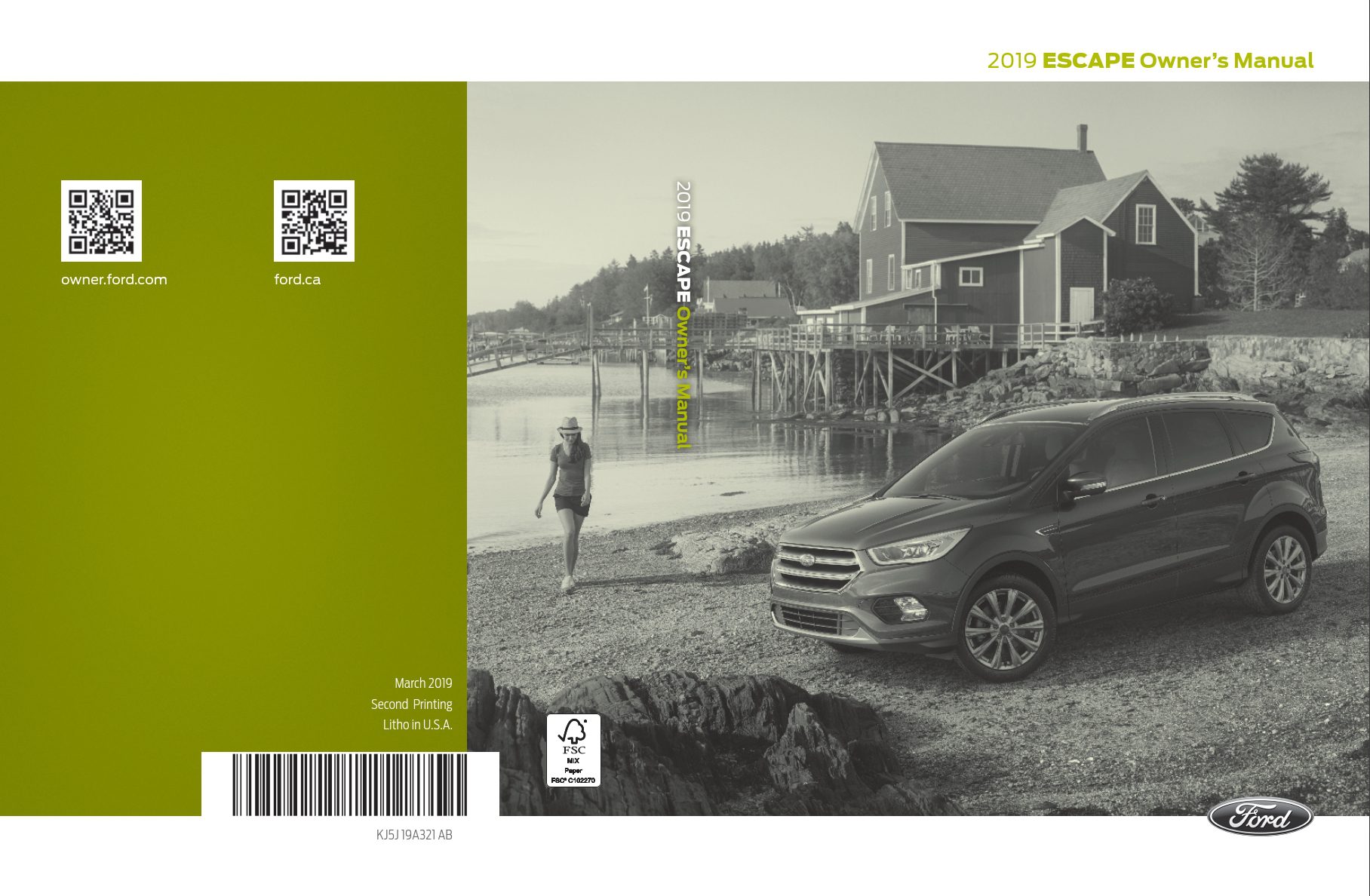 2019 escape owner’s manual