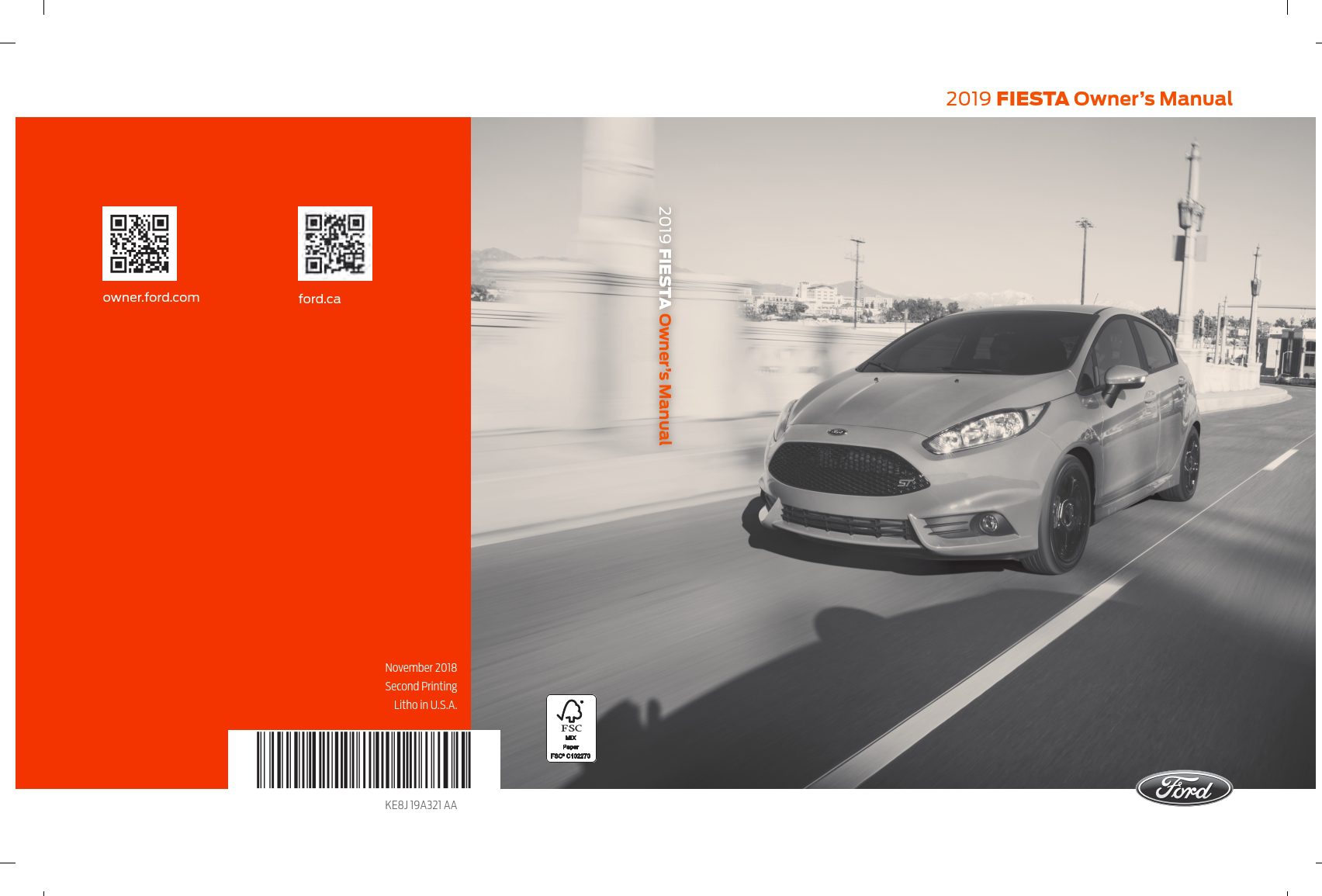 2019 fiesta owner’s manual