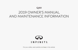 2019 infiniti q60 owner's manual