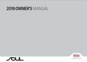 2019 kia soul owner manual