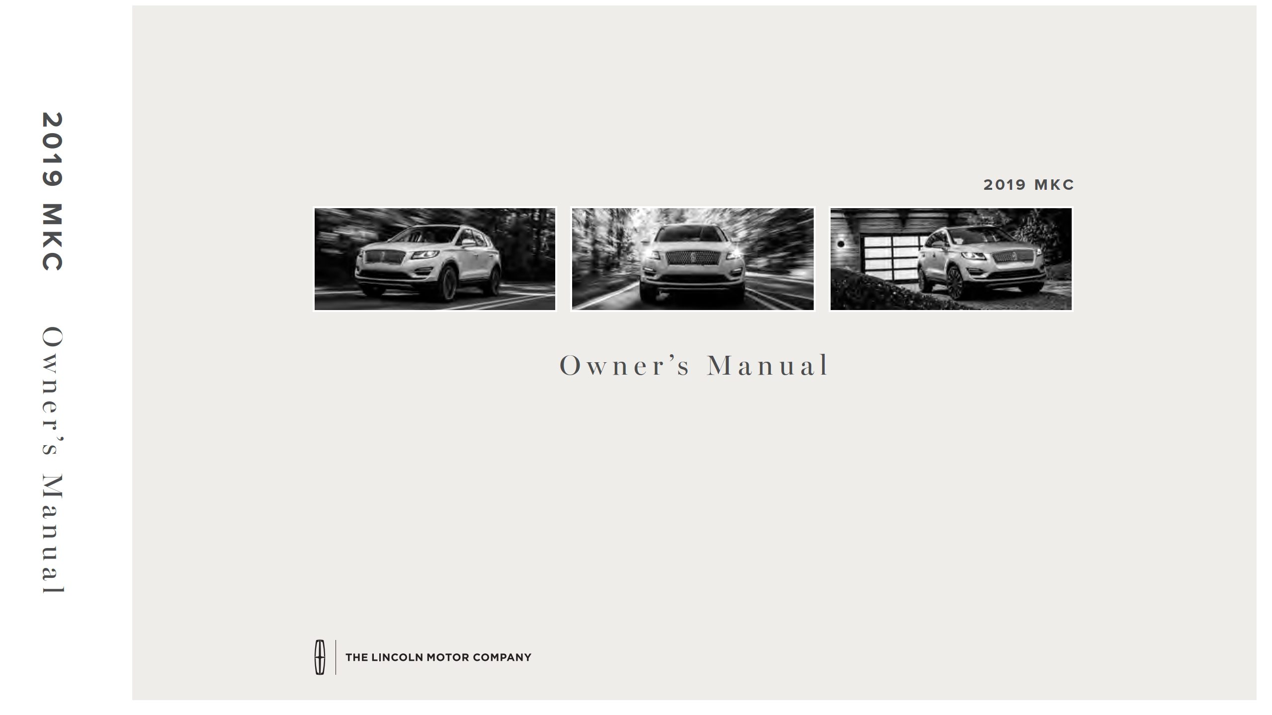 2019 lincoln mkc owner's manual